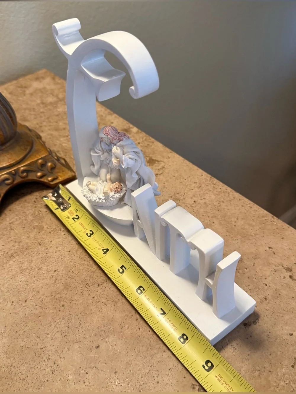 FAITH Nativity Scene Figurine Tabletop/Mantel Decor
